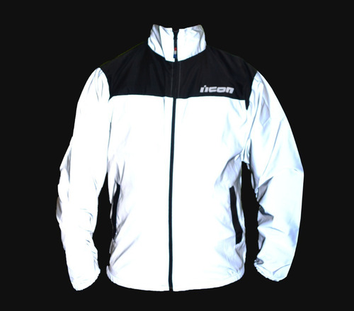 Imagen 1 de 4 de Chaqueta 70% Reflectiva Cortaviento Motociclista, Ciclista.