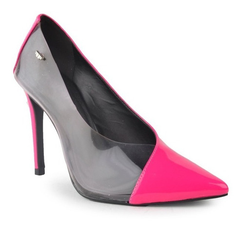 Imagen 3 de 7 de Zapatos Stilettos De Mujer De Cuero Ecológico Naples Ferraro