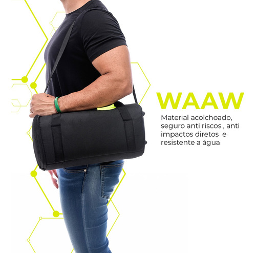 Bolsa Case Capa Compatível Com Waaw By Alok Infinite 100 Top