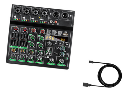 Mezclador De Audio Ajuste De Fuente De Audio Mezclador De 6