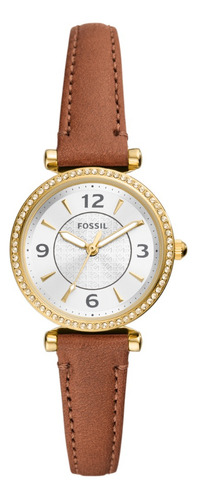 Reloj Mujer Fossil Carlie Piel Litehide' Color de la correa Marrón