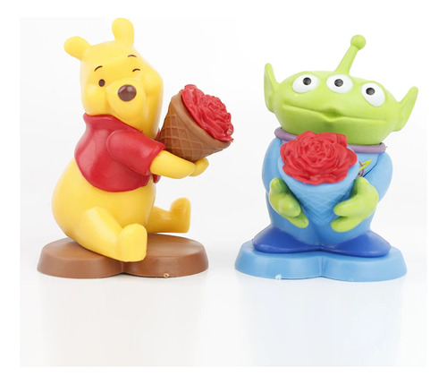 Juego De 7 Modelos De Juguetes Stitch Mickey Minnie With Ete