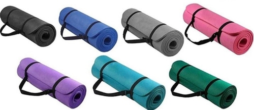 Mat Yoga Alfombra Ejercicio Espesor 10mm Colchoneta Pilates 