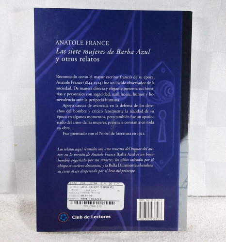 Las 7 Mujeres De Barba Azul - Anatole France - Humor (Usado)