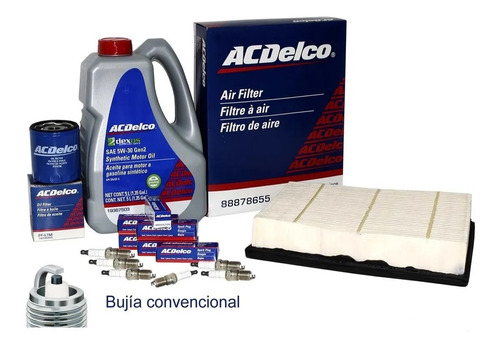 Kit Afinación Silverado 8 Cil  2004 10w30 Sintético