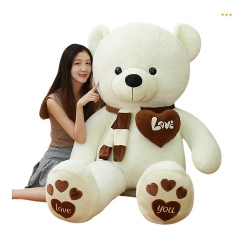 Urso Cachecol Teddy Bear 140 Cm Cheio Antialergico