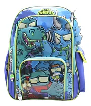 Comprar Mochila Escolar Cresko Saurios Ultra Zombies 18 Pulgadas Color Azul Diseño De La Tela Zombies Saurios