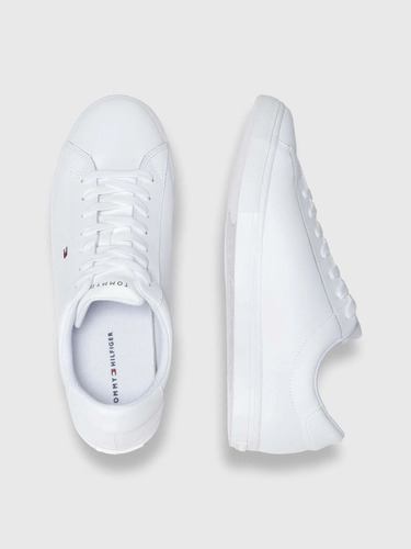 Zapatillas Iconic Con Relieve Hombre Tommy Hilfiger Blanco