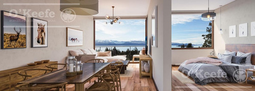 Monoambiente En Venta Con Vista Al Lago, En Barrio Cerrado, Melipal, Bariloche