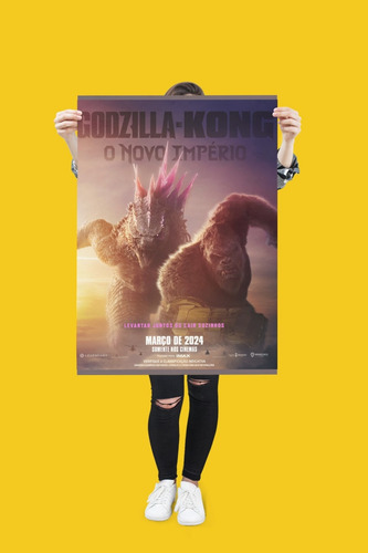 Superpôster Mundo Dos Super-heróis - Godzilla E Kong, De Editora Europa. Editorial Europa, Capa Mole, Edição 2024-03-29 00:00:00 Em Português