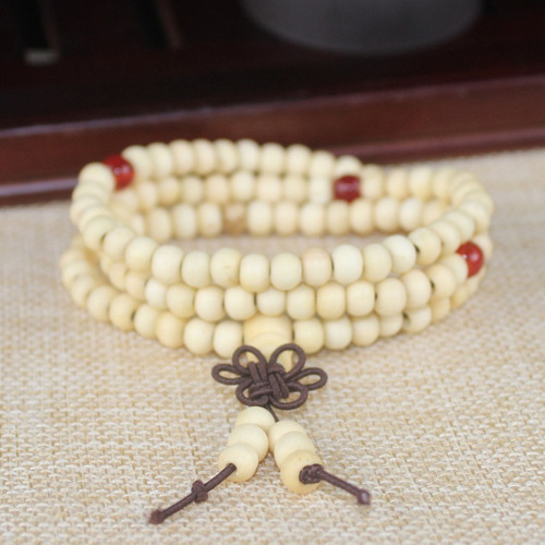 Imagen 2 de 7 de Ruztik | Set Collar Japa Mala Budista + Pulsera Ébano 10mm
