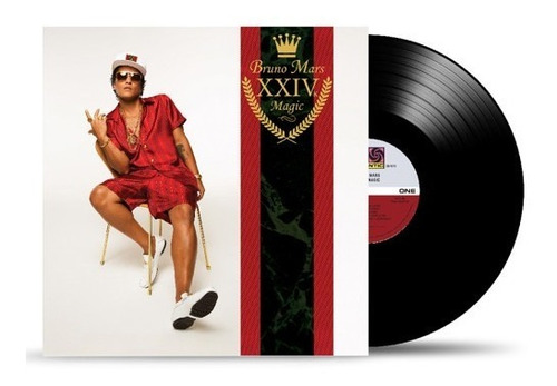 Bruno Mars 24 K Magic Vinilo 1lp Nuevo Y Sellado