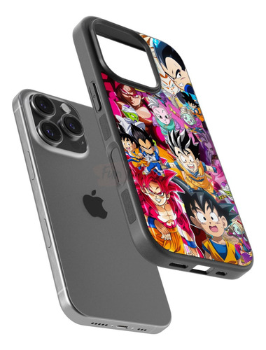 Funda Dragon Ball Daima Goku Vegeta Super Saiyan 4 Anime Negro Iphone 7