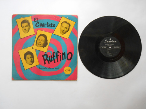 El Cuarteto Ruffino A Cuarela Internacional Lp Vinilo 1970