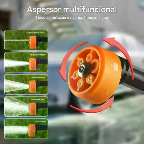 Hidrolavadora Multiusos Pistola 96v Inalámbrica Alta Presion