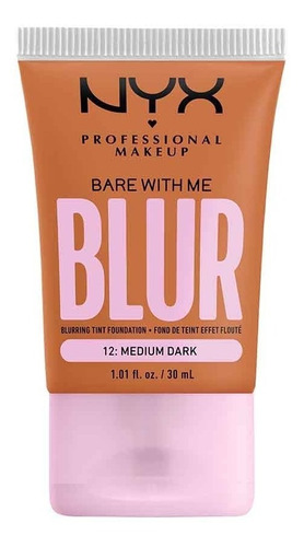 Base De Maquillaje Nyx Bare With Me Blur Medium Dark 30 Ml