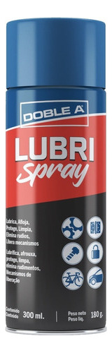 Lubricante Spray Multiuso Lubrispray 300ml Doble Aa Mm