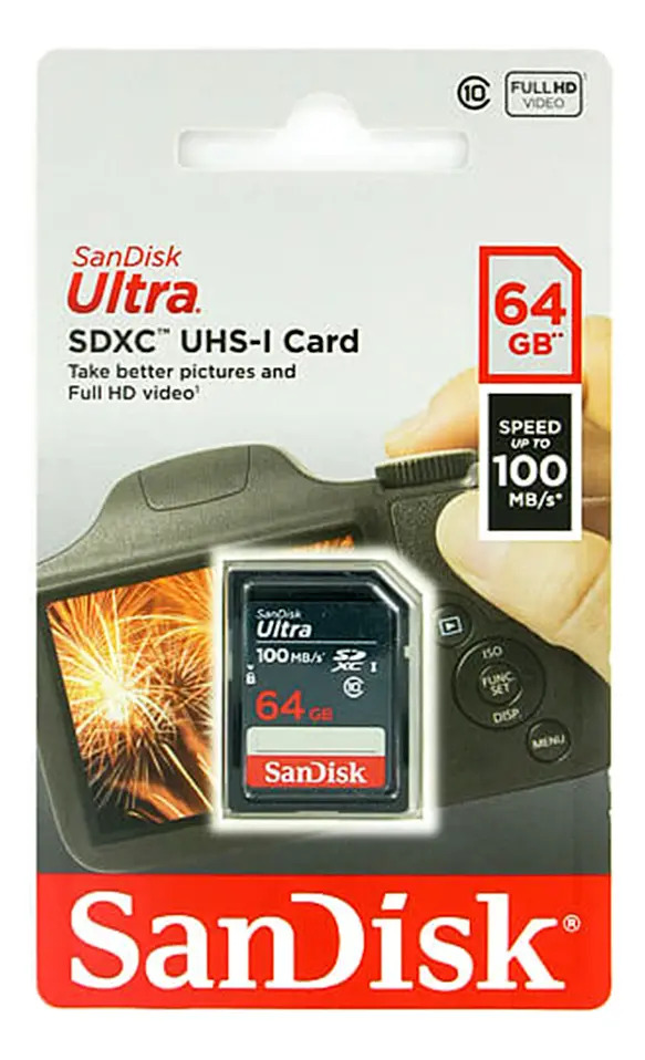 Cartão Memória Sdxc 64gb Ultra 100mbs Sandisk