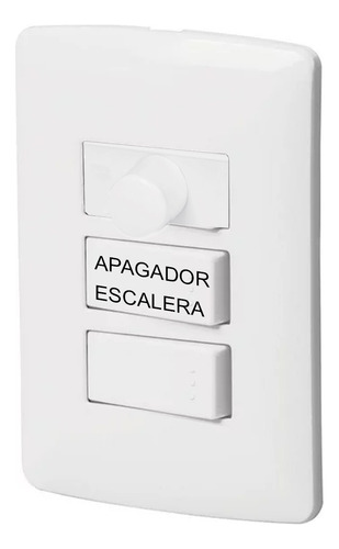 Placa 3 Accesorios Dimmer Atenuador Luz, Apagador, Contacto