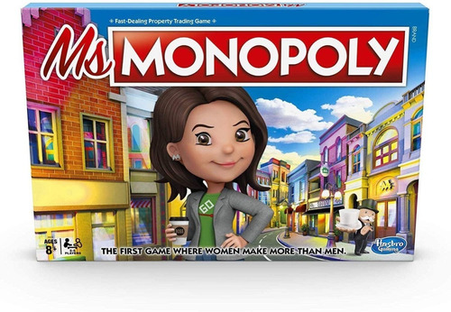 Ms Monopoly Hasbro Gaming Original