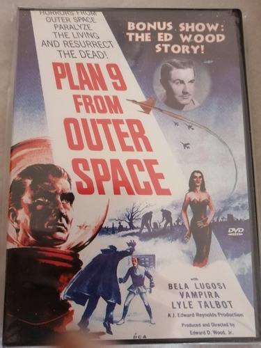 Dvd Película Plan 9 From Outer Space . Lugosi. Dvd Region 1