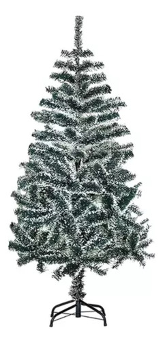 Árvore De Natal Nevada 210cm C/450 Galhos Pé De Ferro