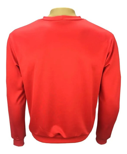 Blusão Moletom Reusch Training Vermelho 100% Poliéster