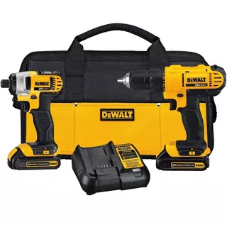 Taladro Atornillador Y Llave De Impacto 20v Max* Dewalt Color Amarillo