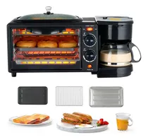 Comprar Horno 3 En 1 Desayuno Multifuncional Cafetera Fríe Parrilla