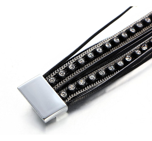Pulseiras De Couro Fesciory Para Mulheres, Boho Leopard M Ad