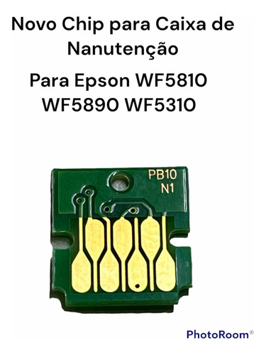 Chip Caixa De Manutenção Epson Wf5810 Wf5890 C9382