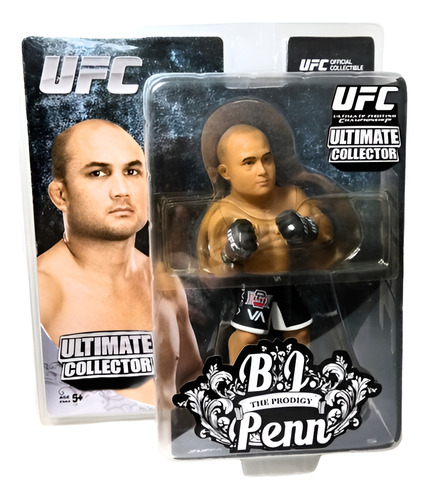 Boneco Ufc Bj Penn Round 5 Ultimate Collector Lacrado