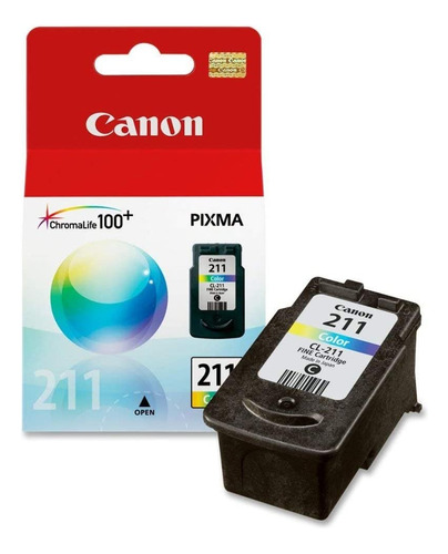 Canon Oem Tinta Para Mp480  1-cl211 Sd Color Ink (2976b001)