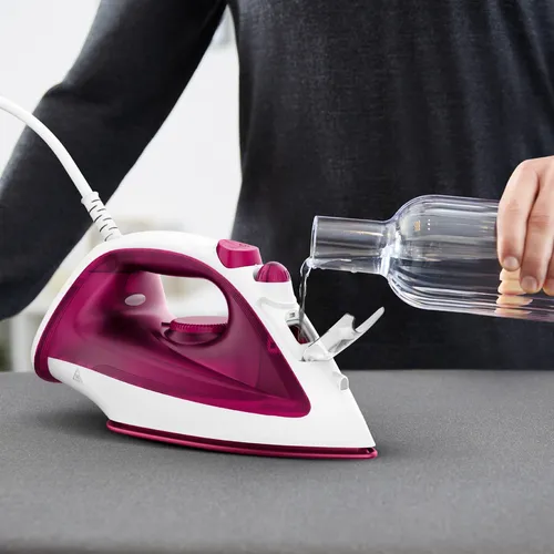 Plancha T-fal Steam Essential Iron Rosada