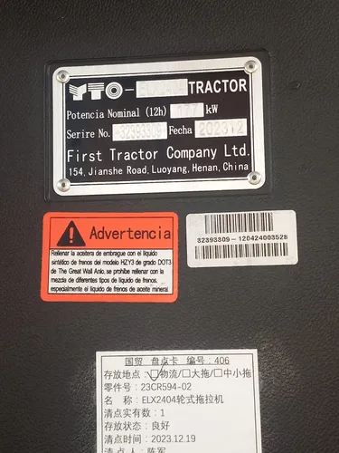 En Venta Tractor Yto ¡con Un Excelente Rendimiento Y Ada