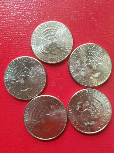 Imagen 2 de 2 de Monedas Usa Años 2000- 2019 Kennedy 50 Cents