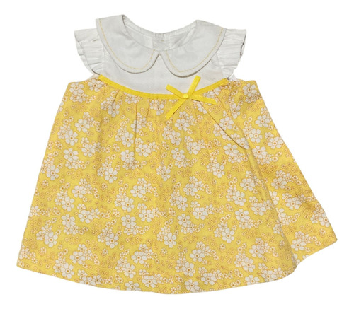 Vestido Amarillo De Bebe  Niña 