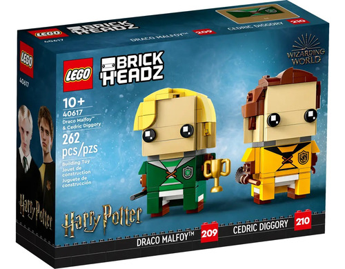 Lego Brickheadz Draco Malfoy & Cedric Diggory 40617 - 262 Pz