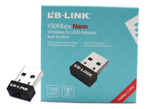 Antena Usb Receptora Wifi Marca Lb-link 150mbps 