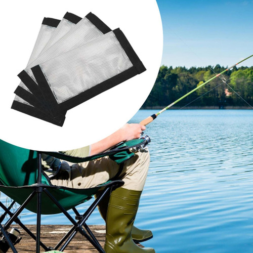4x Envolturas De Señuelo De Pesca Protectores Negro