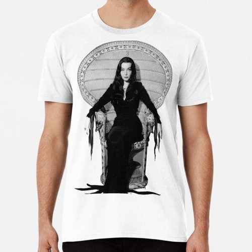 Remera Morticia Addams Algodon Premium