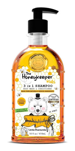 Shampoo Infantil Honeykeeper 3 En 1 Little Chamomile 414ml