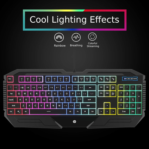 Combo Teclado Rgb Mouse Gaming