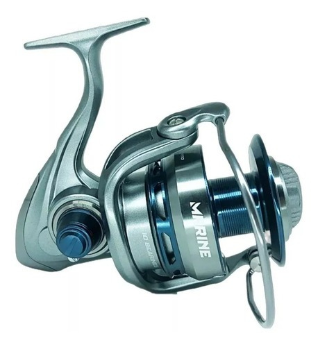 Carrete de pesca Thunnus 6500fd Wars 4. 1:1 Drag 30 kg, 10 rollos, color azul