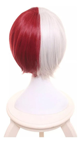 Peluca Para Cosplay De Anime My Hero Academia Shoto Todoroki