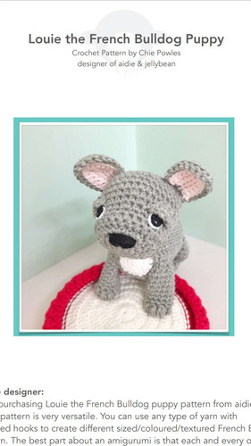 Patron Personajes Amigurumi