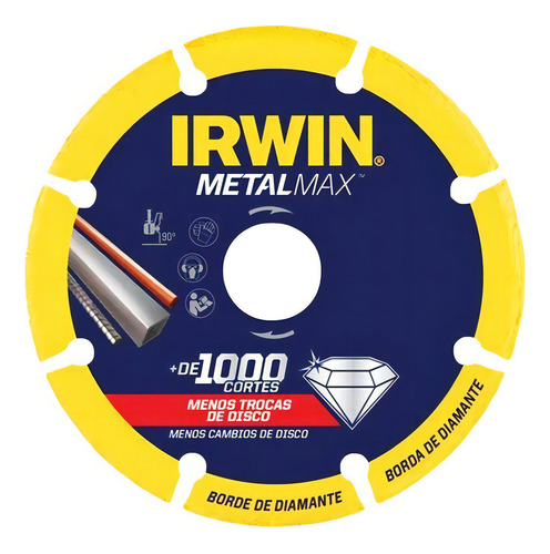 Disco De Corte 7 Pol (180 Mm) Metalmax Irwin