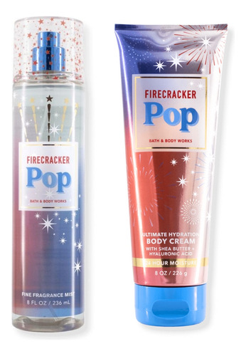 Body Mist Y Cream Firecracker Pop Bath And Body Works 