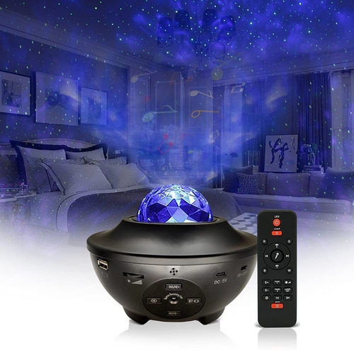 Proyector Luces Cielo Galaxia Parlante Control Remoto