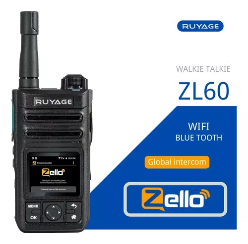 Walkie Talkie Ruyage ZL20 Zello 4g Radio Con Tarjeta Sim Wifi